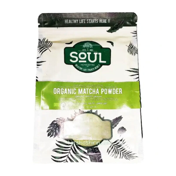 پودر چای ماچا سول Soul ارگانیک 250 گرمی